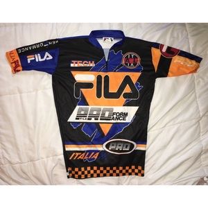 Vintage 90s Fila Pro Performance Jersey Top Shirt